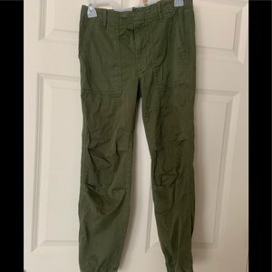 Women’s army green joggers